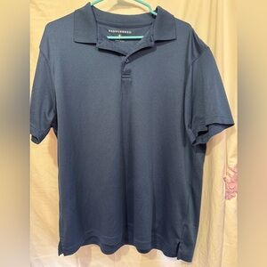 Saddlebred Blue Polo Shirt Classic Short-Sleeve Design